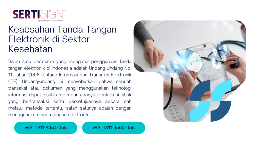 Keabsahan Tanda Tangan Elektronik di Sektor Kesehatan